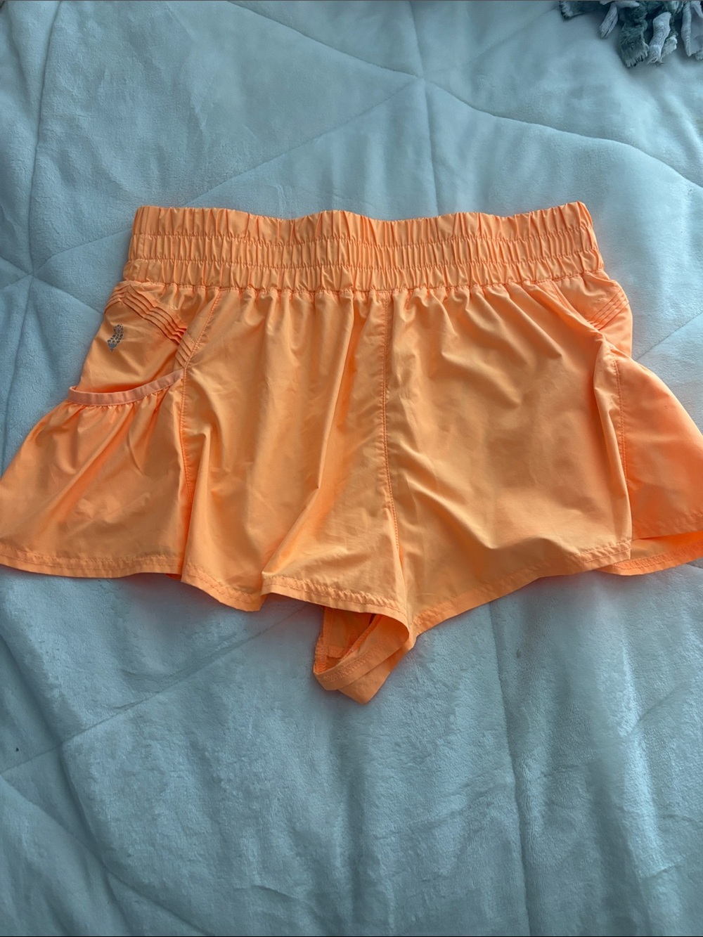 FP Movement by Free People Peach Athletic Shorts with Side Pockets